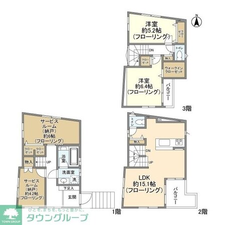 Kolet南行徳の物件間取画像